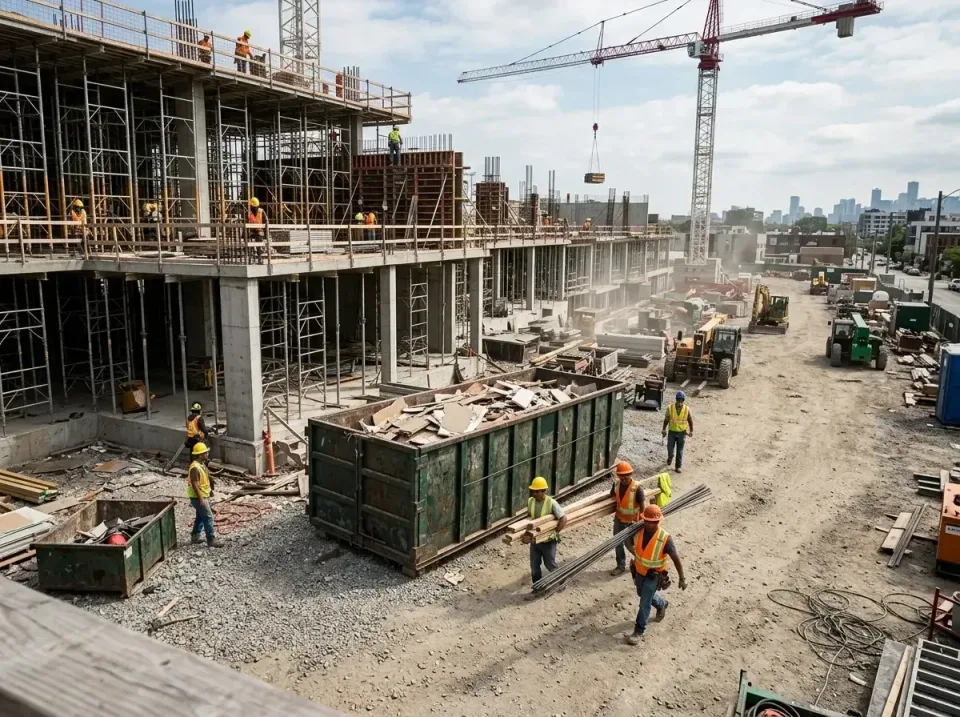 commercial-construction-site-w-002 — frequently asked questions, Low Cost Construction Dumpster Rental in Wesleyville, PA